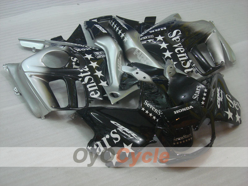 Kit de carénage à injection pour CBR600F3 97-98 - Noir, gris - SevenStars #OYO87904819