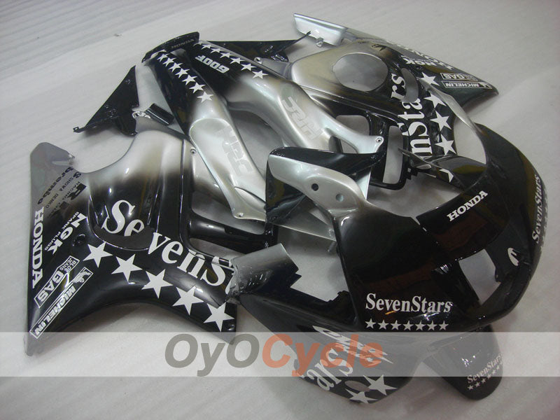 Kit de carénage à injection pour CBR600F3 95-96 - Noir, argent - SevenStars #OYO87904797