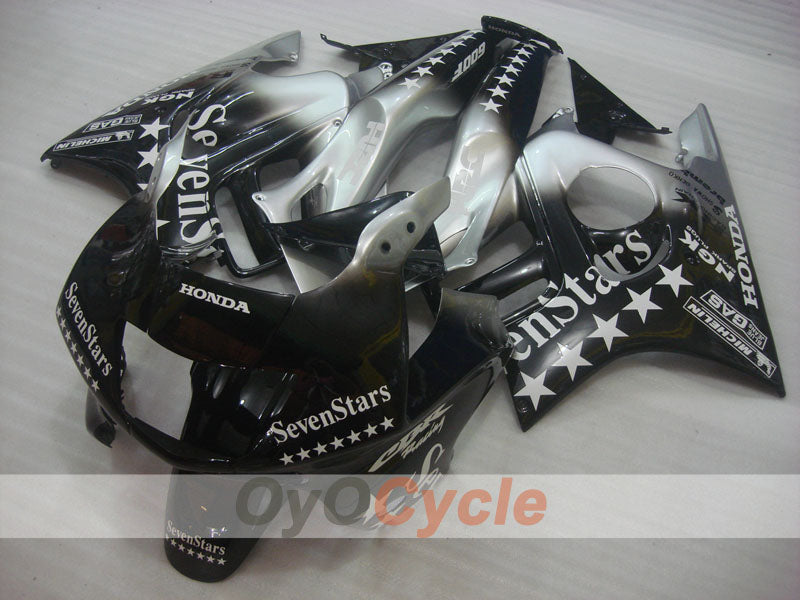 Kit de carénage à injection pour CBR600F3 97-98 - Noir, gris - SevenStars #OYO87904819