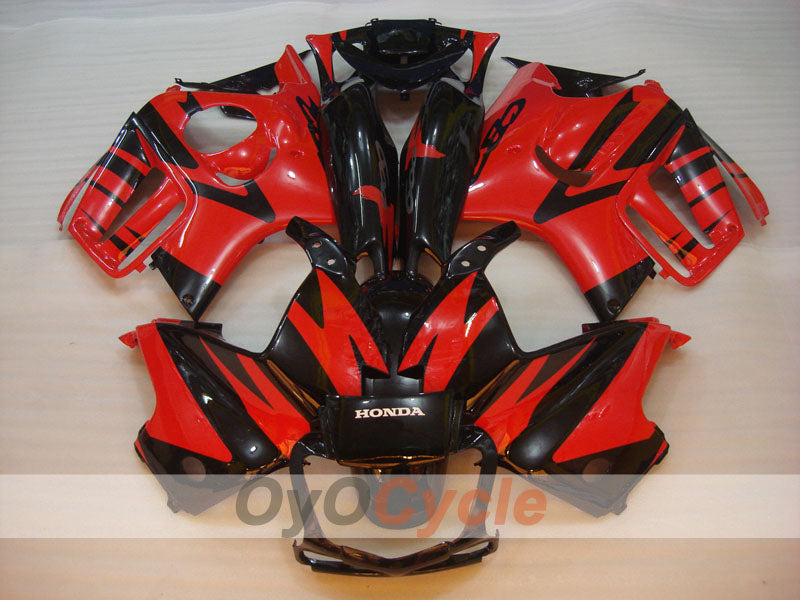 Kit de carénage à injection pour CBR600F3 95-96 - Rouge, noir - Style d'origine #OYO87904798 Image secondaire du produit