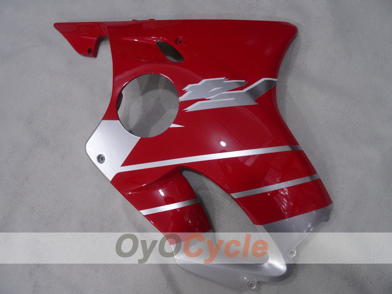 Kit de carénage à injection pour CBR600F4 99-00 - Rouge, argent - Style d'origine #OYO87904821