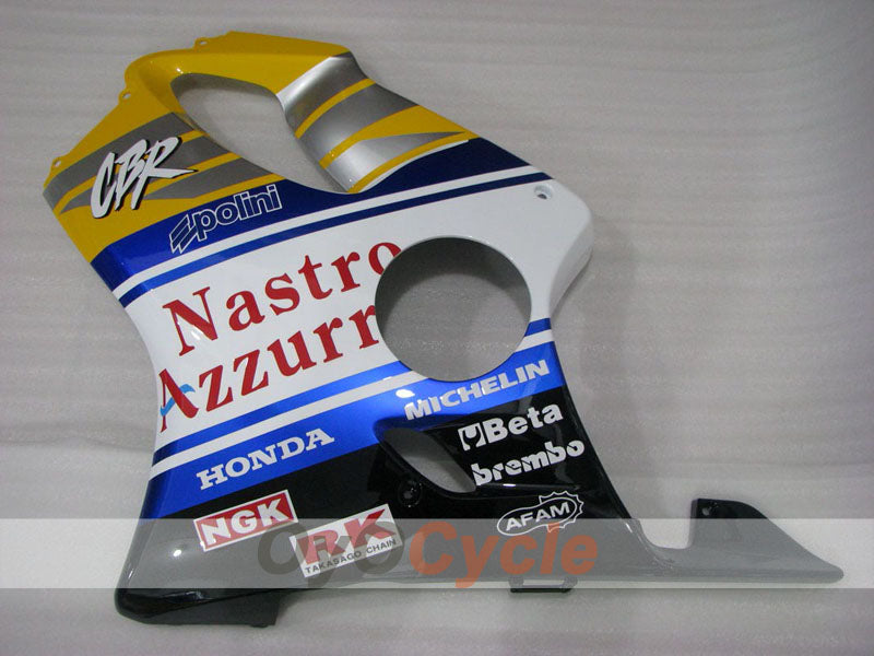 Kit de carénage à injection pour CBR600F4 99-00 - Jaune, blanc, noir - Nastro Azzurro #OYO87904823