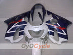 Kit de carénage à injection pour CBR600F4 99-00 - Bleu, blanc - Style d'origine, personnalisable #OYO87904825