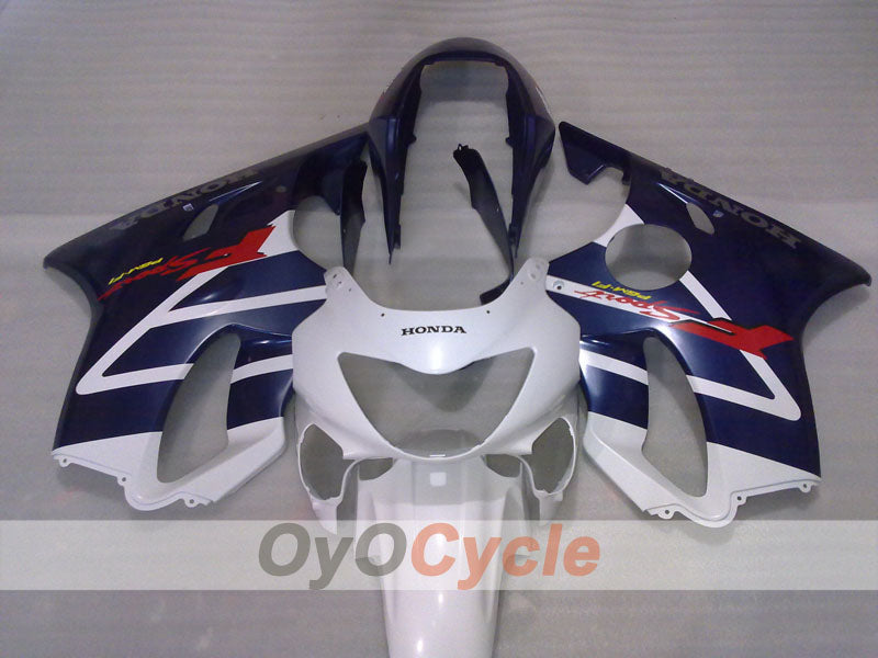 Kit de carénage à injection pour CBR600F4 99-00 - Bleu, blanc - Style d'origine, personnalisable #OYO87904825