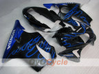 Kit de carénage à injection pour CBR600F4 99-00 - Bleu, Noir - Flamme #OYO87900111
