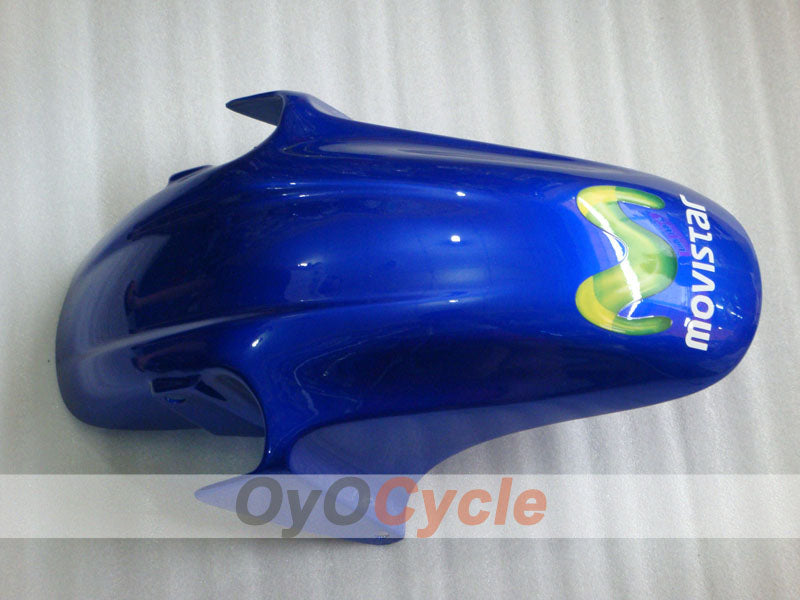 Kit de carénage à injection pour CBR600F4 99-00 - Jaune, blanc - Castrol, Movistar #OYO87900116
