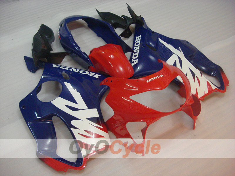 Kit de carénage à injection pour CBR600F4 99-00 - Rouge, bleu - Style d'origine #OYO87900122 Image principale du produit