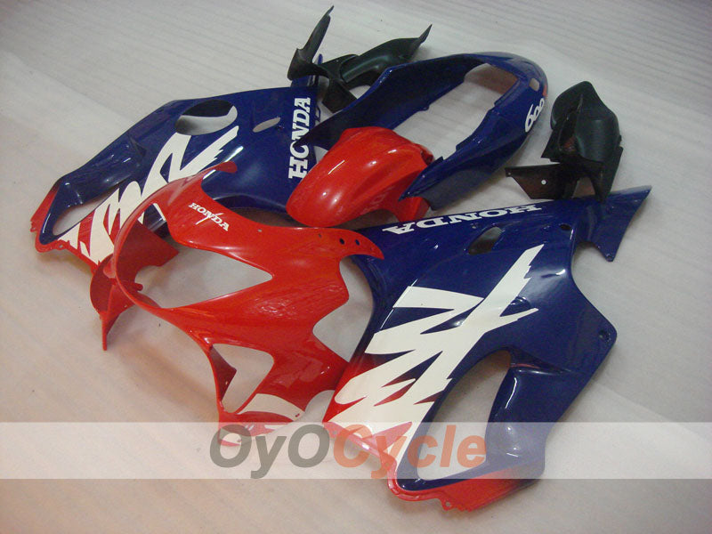 Kit de carénage à injection pour CBR600F4 99-00 - Rouge, bleu - Style d'origine #OYO87900122 Image secondaire du produit