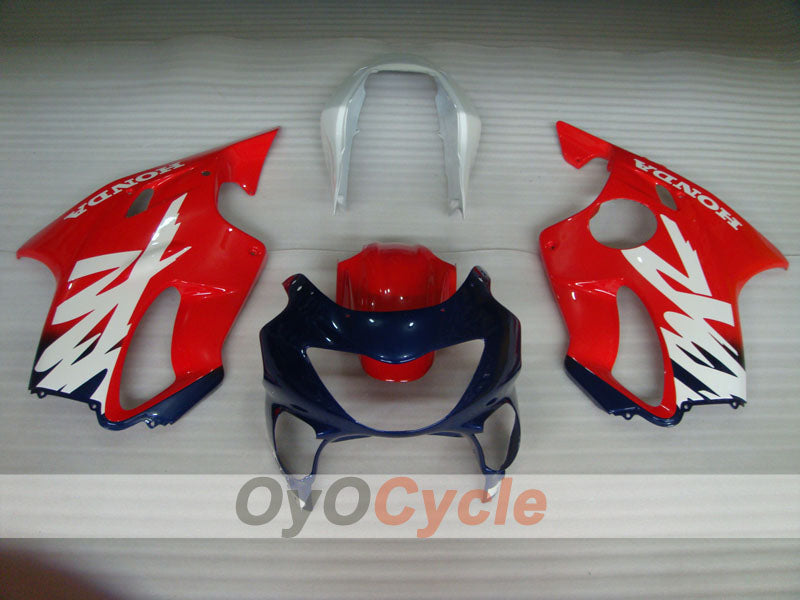 Kit de carénage à injection pour CBR600F4 99-00 - Rouge - Style d'origine #OYO87900123