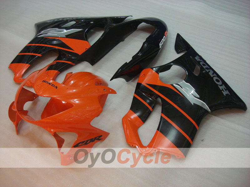 Kit de carénage à injection pour CBR600F4 99-00 - Orange, noir - Style d'origine #OYO87900124