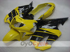 Kit de carénage à injection pour CBR600F4 99-00 - Jaune, Noir - Style usine #OYO87900126