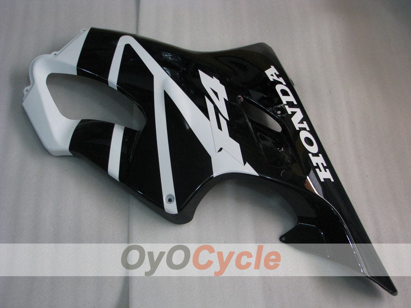 Kit de carénage à injection pour CBR600F4 99-00 - Blanc, Noir - Style usine #OYO87900129