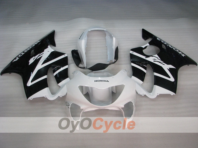 Kit de carénage à injection pour CBR600F4 99-00 - Blanc, Noir - Style usine #OYO87900129 Image secondaire du produit
