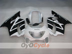 Kit de carénage à injection pour CBR600F4 99-00 - Blanc, Noir - Style usine #OYO87900129