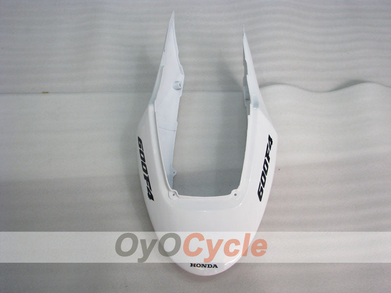 Kit de carénage à injection pour CBR600F4 99-00 - Blanc, Noir - Style usine #OYO87900129