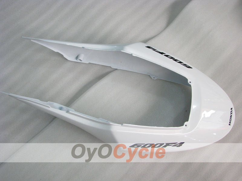 Kit de carénage à injection pour CBR600F4 99-00 - Blanc, Noir - Style usine #OYO87900129
