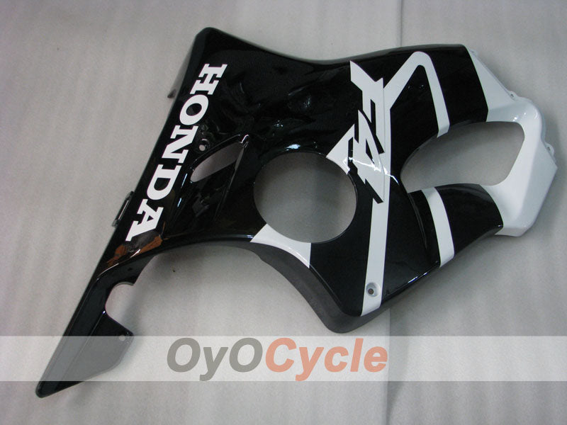 Kit de carénage à injection pour CBR600F4 99-00 - Blanc, Noir - Style usine #OYO87900129