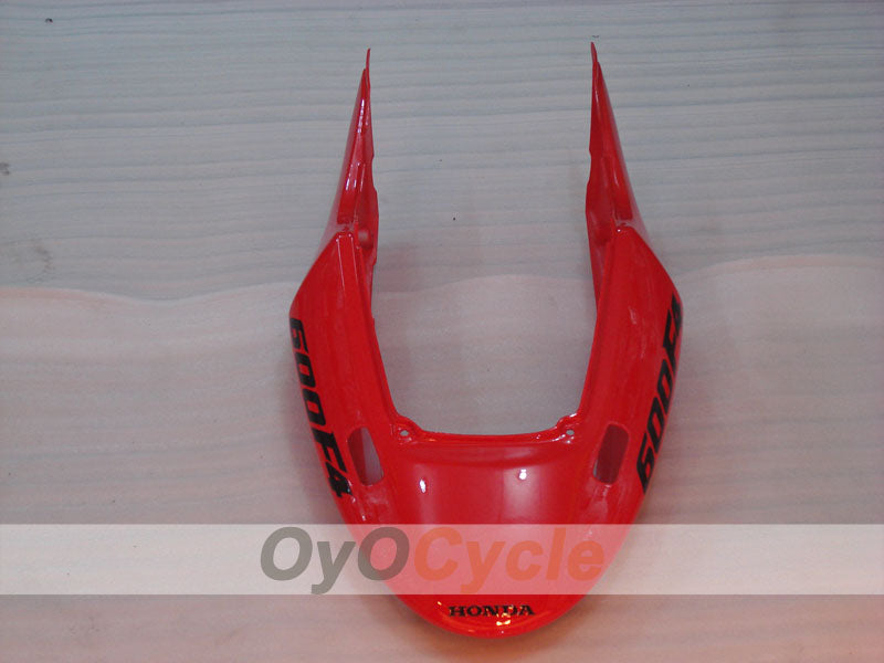 Kit de carénage à injection pour CBR600F4 99-00 - Rouge, Noir - Style usine #OYO87900132