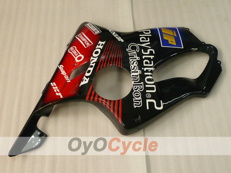Kit de carénage à injection pour CBR600F4 99-00 - Rouge, Noir - DUNLOP, Play Station #OYO87900138