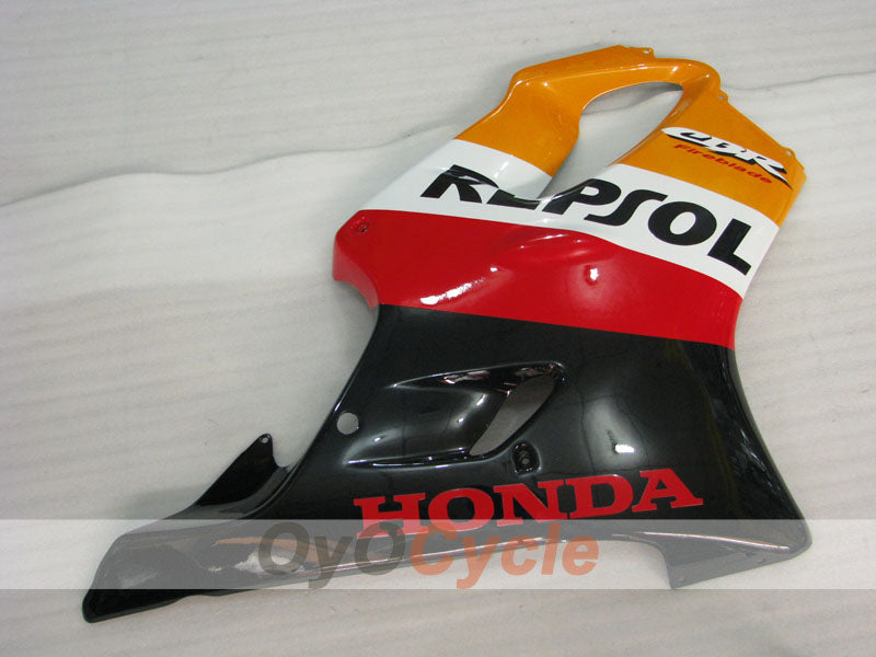 Kit de carénage à injection pour CBR600F4 99-00 - Rouge, Noir - Repsol #OYO87900140
