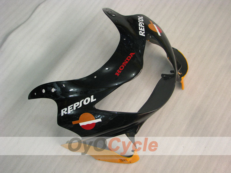 Kit de carénage à injection pour CBR600F4 99-00 - Rouge, Noir - Repsol #OYO87900140