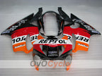 Kit de carénage à injection pour CBR600F4 99-00 - Orange, Noir - MICHELIN, Repsol #OYO87900141