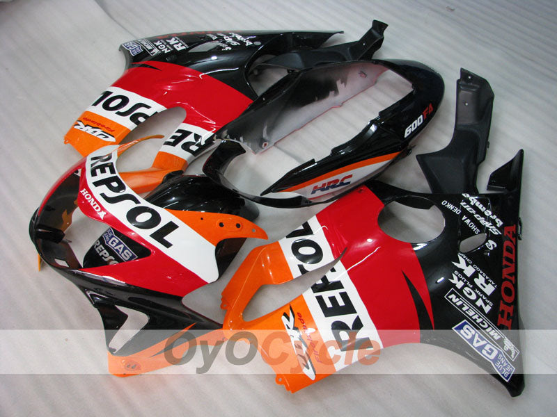 Kit de carénage à injection pour CBR600F4 99-00 - Orange, Noir - MICHELIN, Repsol #OYO87900141