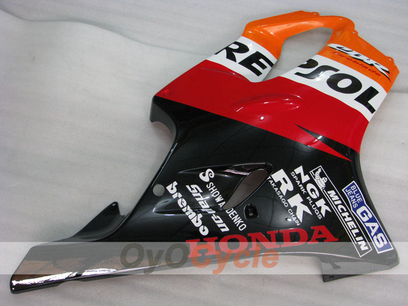 Kit de carénage à injection pour CBR600F4 99-00 - Orange, Noir - MICHELIN, Repsol #OYO87900141