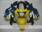 Kit de carénage à injection pour CBR600F4 99-00 - Jaune, bleu - Style d'origine #OYO87904843