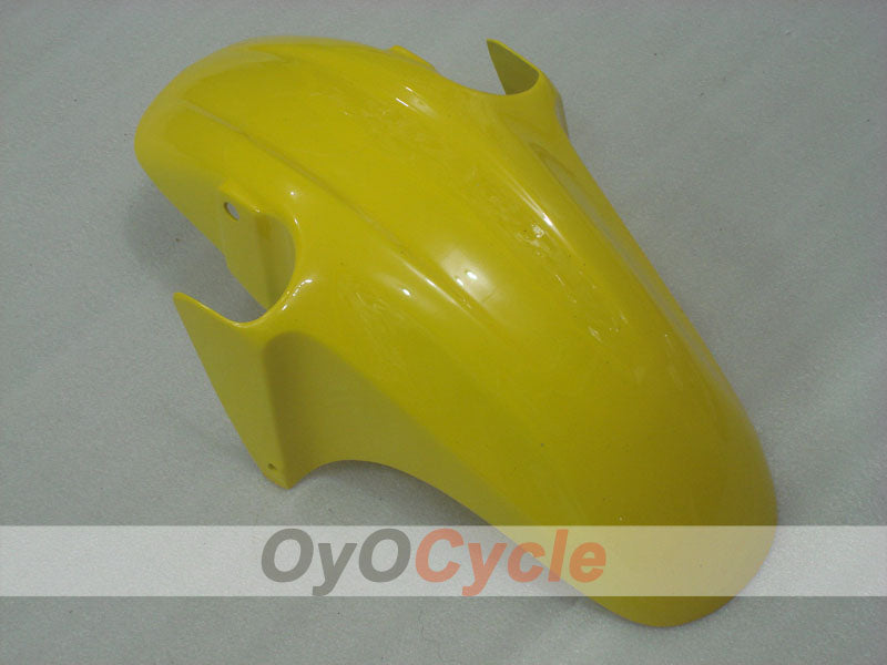 Kit de carénage à injection pour CBR600F4 99-00 - Jaune, bleu - Style d'origine #OYO87904843