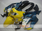 Kit de carénage à injection pour CBR600F4 99-00 - Jaune, bleu - Style d'origine #OYO87904843