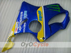 Kit de carénage à injection pour CBR600F4 99-00 - Jaune, bleu - Monster, MOTUL #OYO87904844