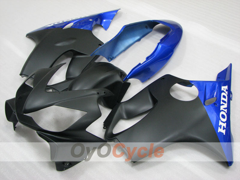 Kit de carénage à injection pour CBR600F4i 04-07 - Bleu, noir, mat - Style d'origine #OYO87904847