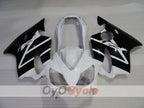Kit de carénage à injection pour CBR600F4i 04-07 - Blanc, noir - Style d'origine #OYO87904850
