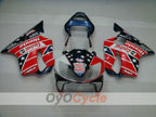 Kit de carénage à injection pour CBR600F4i 04-07 - Rouge, bleu - Castrol #OYO87904851