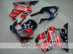 Kit de carénage à injection pour CBR600F4i 04-07 - Rouge, bleu - Castrol #OYO87904851