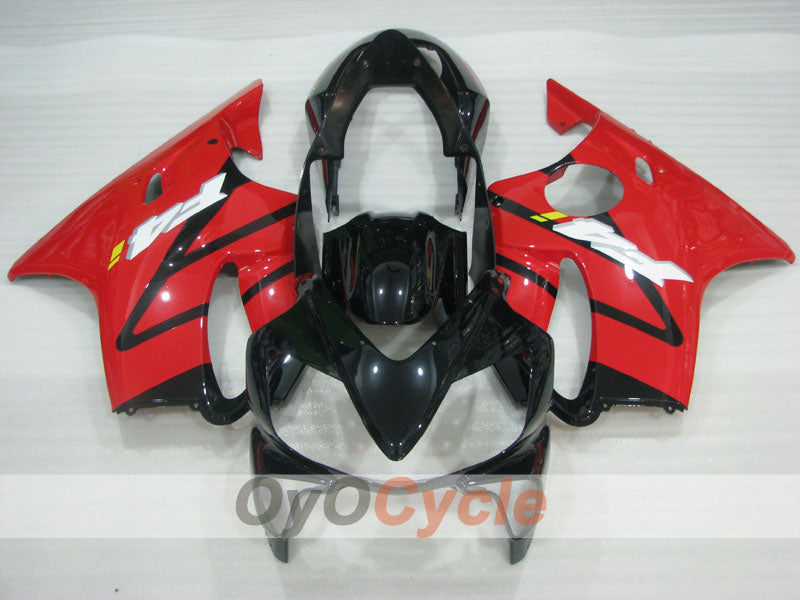 Kit de carénage injecté pour CBR600F4i 04-07 - Rouge, noir - Style d'origine #OYO87904852