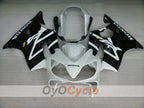 Kit de carénage injecté pour CBR600F4i 04-07 - Blanc, noir - Style d'origine #OYO87904853