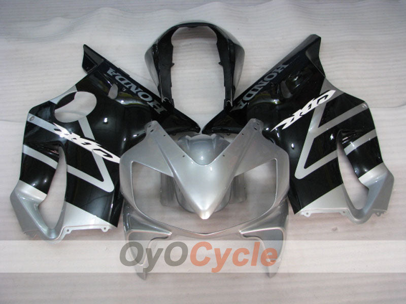 Kit de carénage injecté pour CBR600F4i 04-07 - Noir, argent - Style d'origine #OYO87904855