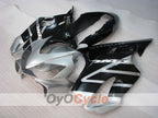 Kit de carénage injecté pour CBR600F4i 04-07 - Noir, argent - Style d'origine #OYO87904855