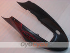 Kit de carénage injecté pour CBR600F4i 04-07 - Rouge, noir - Flamme #OYO87904857