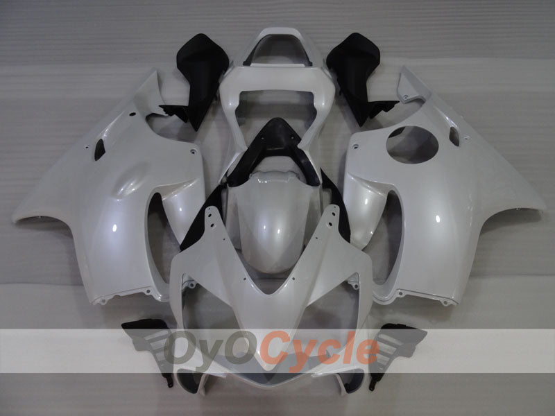 Kit de carénage injecté pour CBR600F4i 01-03 - Blanc nacré - Sans autocollant / décalcomanie, style d'origine #OYO87904859