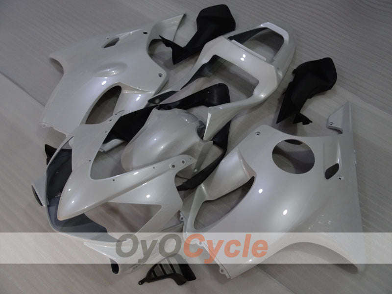 Kit de carénage injecté pour CBR600F4i 01-03 - Blanc nacré - Sans autocollant / décalcomanie, style d'origine #OYO87904859