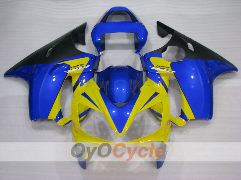 Kit de carénage injecté pour CBR600F4i 01-03 - Jaune, bleu, noir - MICHELIN, Nastro Azzurro #OYO87904860