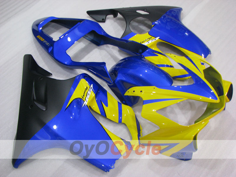 Kit de carénage injecté pour CBR600F4i 01-03 - Jaune, bleu, noir - MICHELIN, Nastro Azzurro #OYO87904860
