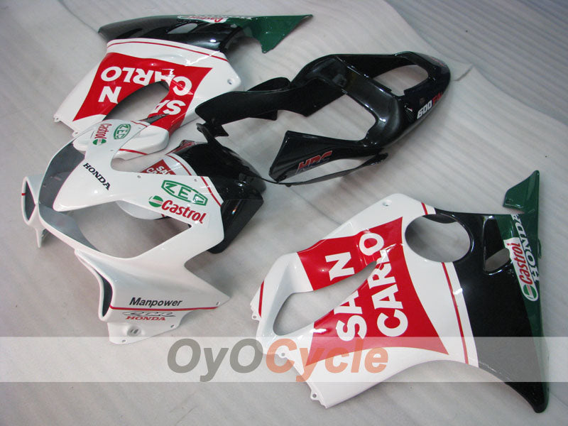 Kit de carénage injecté pour CBR600F4i 01-03 - Rouge, blanc - San Carlo #OYO87904861 Image principale du produit