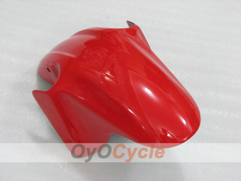 Kit de carénage injecté pour CBR600F4i 01-03 - Rouge, blanc - Style d'origine #OYO87904862