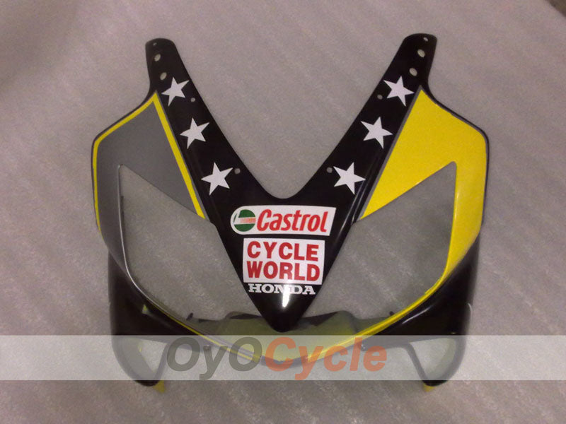Kit de carénage à injection pour CBR600F4i 01-03 - Jaune, Noir, Rose - Castrol #OYO87904864 Image secondaire du produit