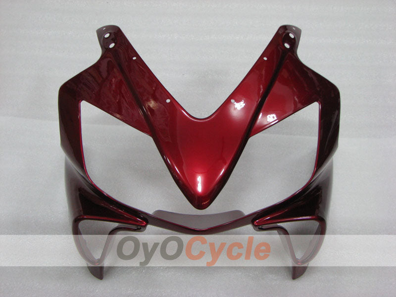 Kit de carénage à injection pour CBR600F4i 01-03 - Rouge, Gris - Style d'origine #OYO87904865