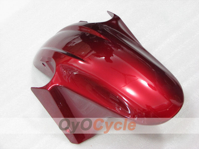 Kit de carénage à injection pour CBR600F4i 01-03 - Rouge, Gris - Style d'origine #OYO87904865